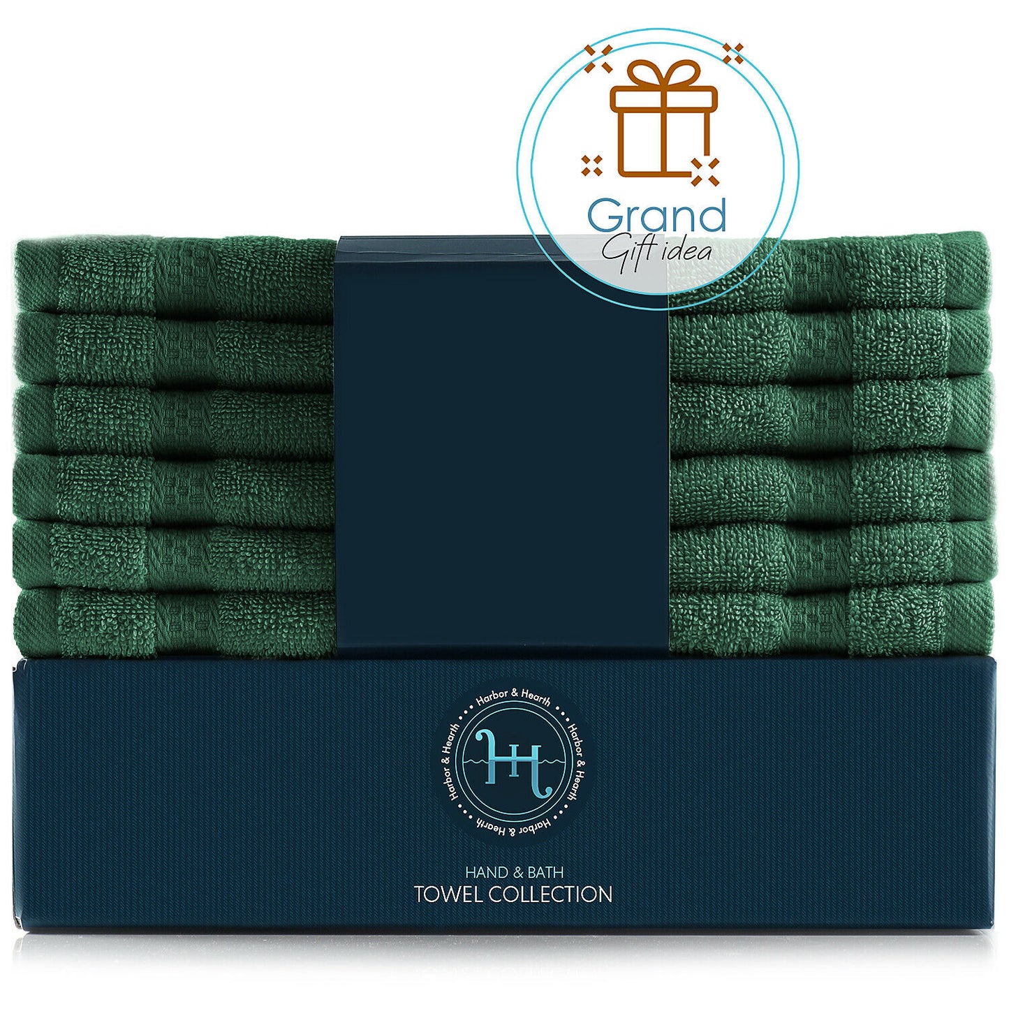Bath Towels & Washcloths - Face Washcloths Set - 12 Pack Soft 100% Cotton Luxury Towel Face Cloths -