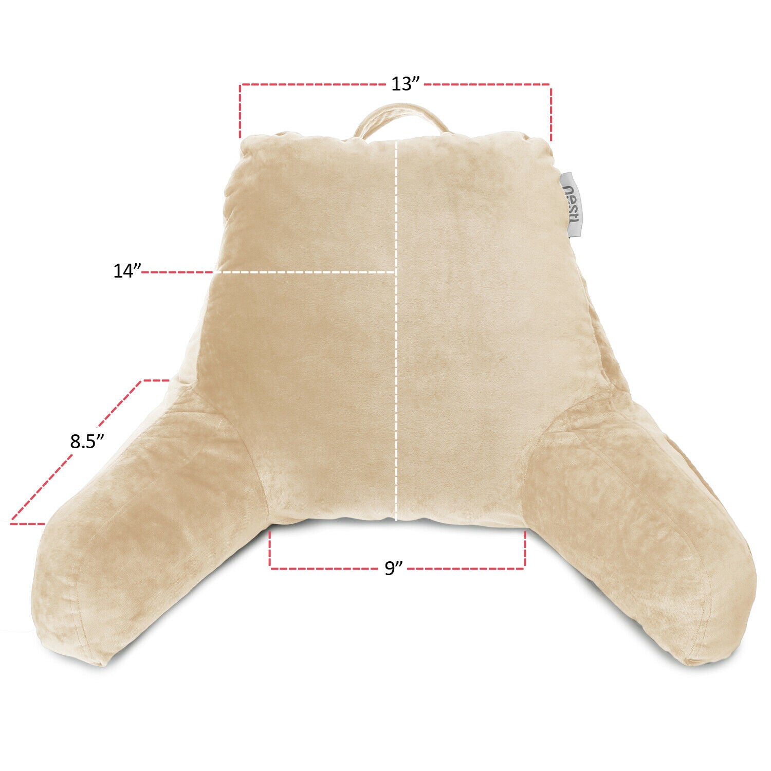 Pillows - TV & Reading Pillow - Kid's Memory Foam Bedrest Back Pillow 12 Colors! -
