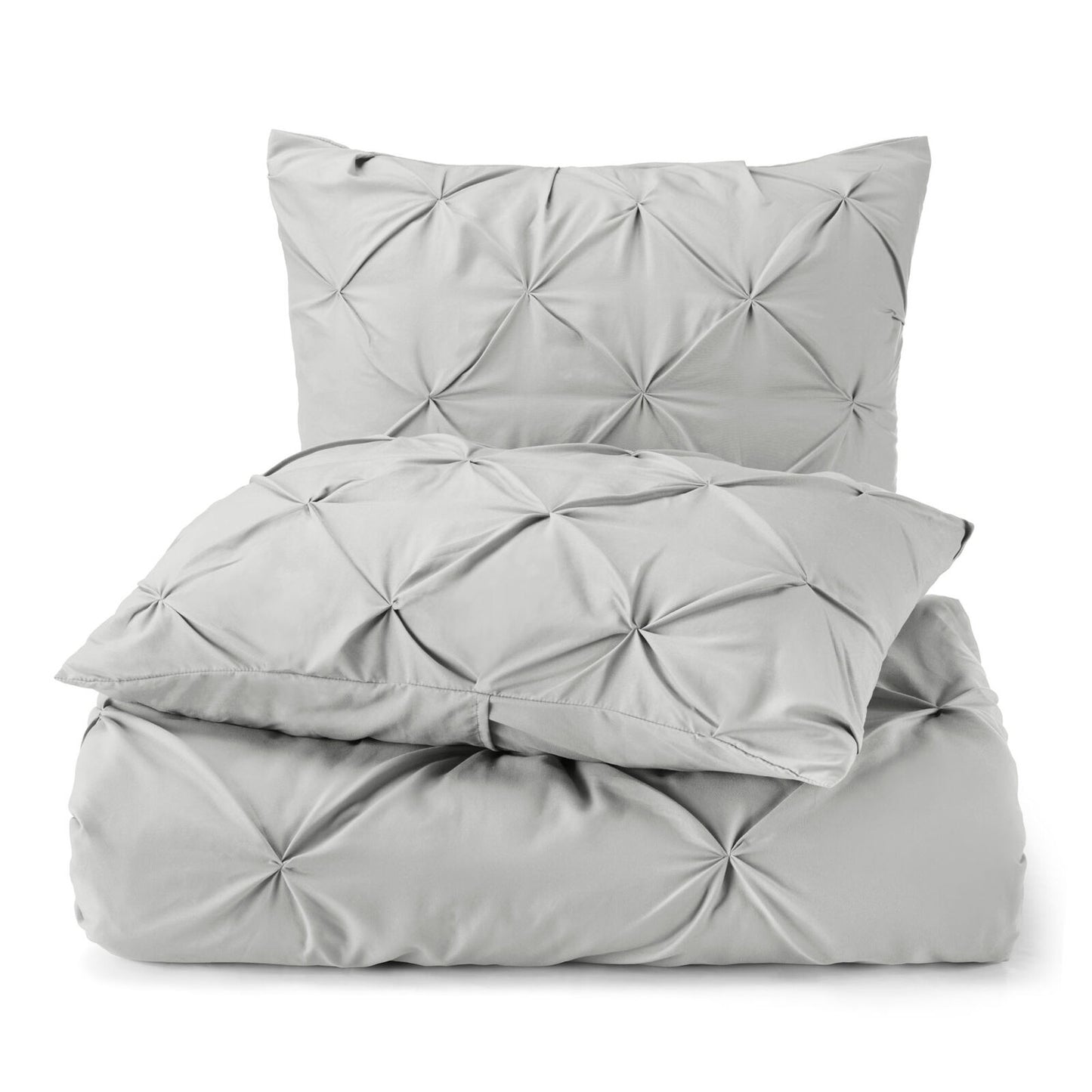 Bedding - Down Alternative Comforter Set - King Queen Twin Duvet Insert & Shams -