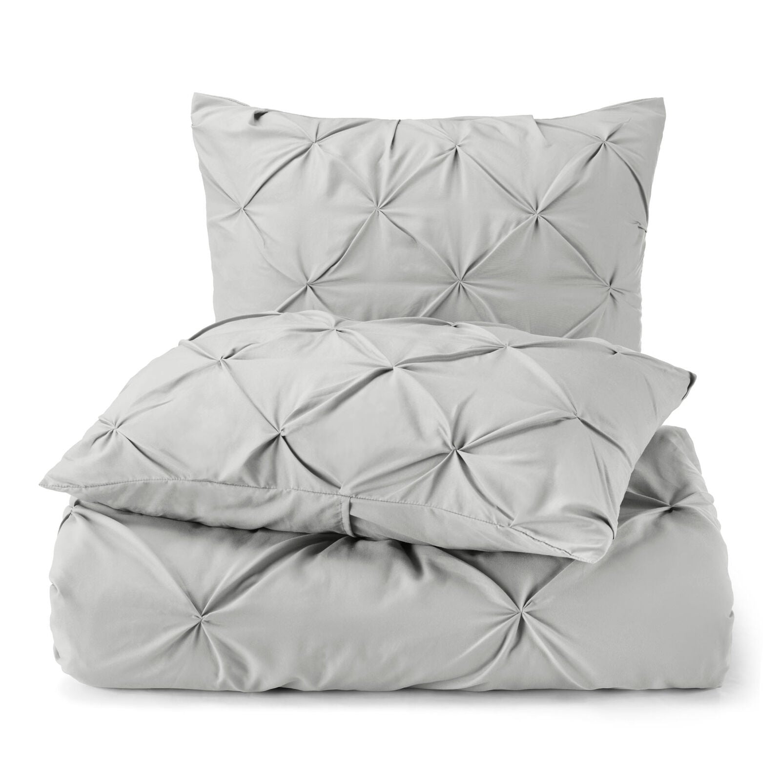 Bedding - Down Alternative Comforter Set - King Queen Twin Duvet Insert & Shams -