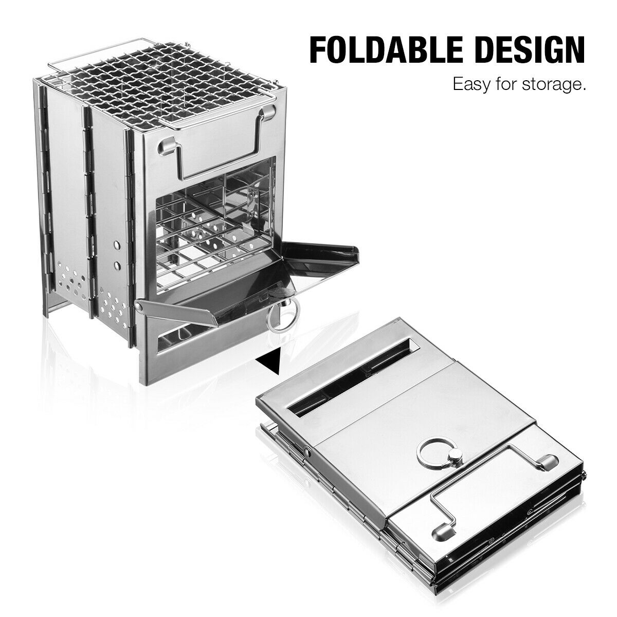 Portable Cooking Stoves - Camping Stove Portable - BBQ Picnic Camping Grill -