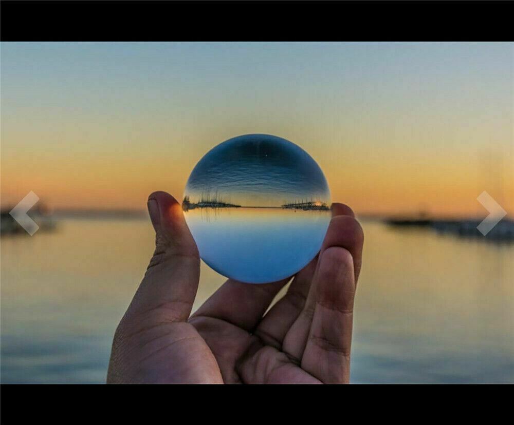 3D Glasses - 60mm Crystal Ball Photo Prop - Lensball Photography -