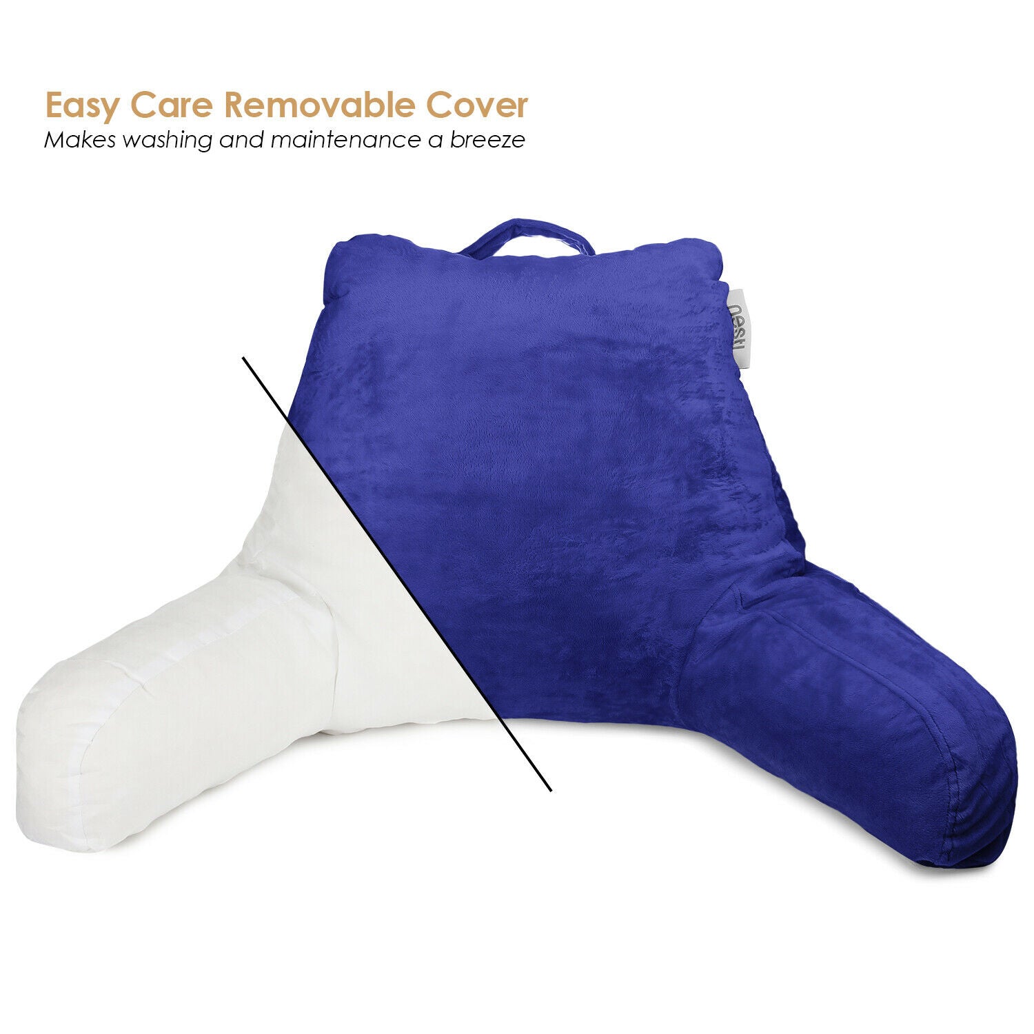 Pillows - TV & Reading Pillow - Kid's Memory Foam Bedrest Back Pillow 12 Colors! -