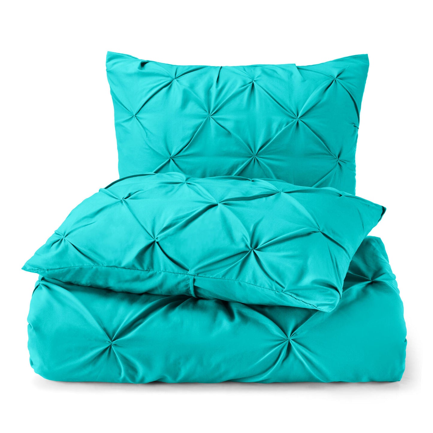 Bedding - Down Alternative Comforter Set - King Queen Twin Duvet Insert & Shams -