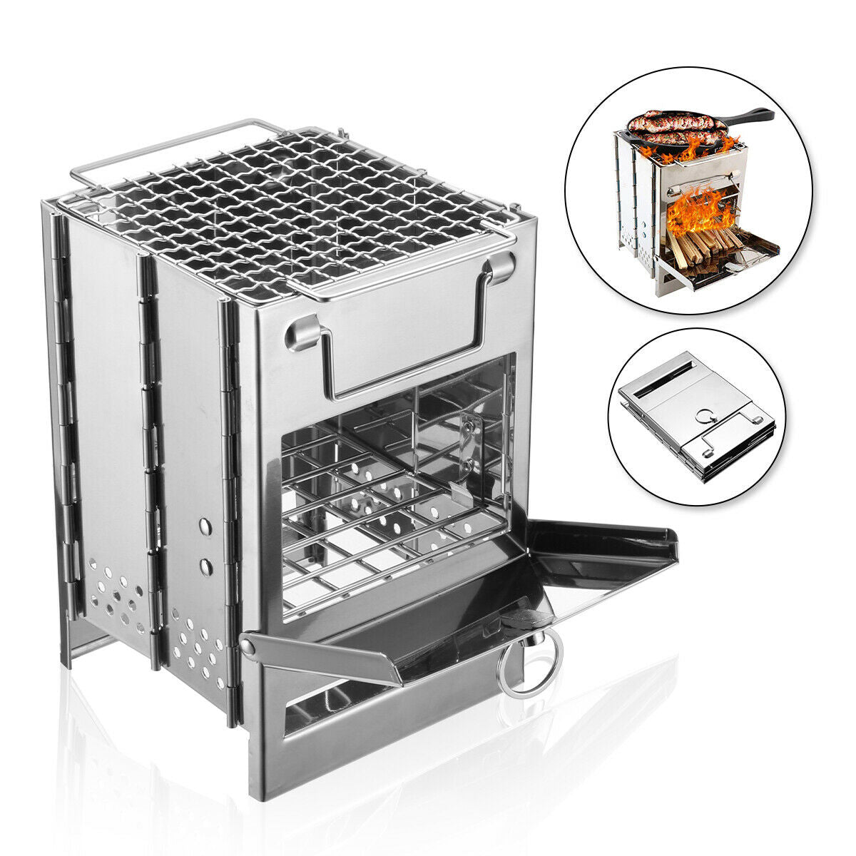 Portable Cooking Stoves - Camping Stove Portable - BBQ Picnic Camping Grill -
