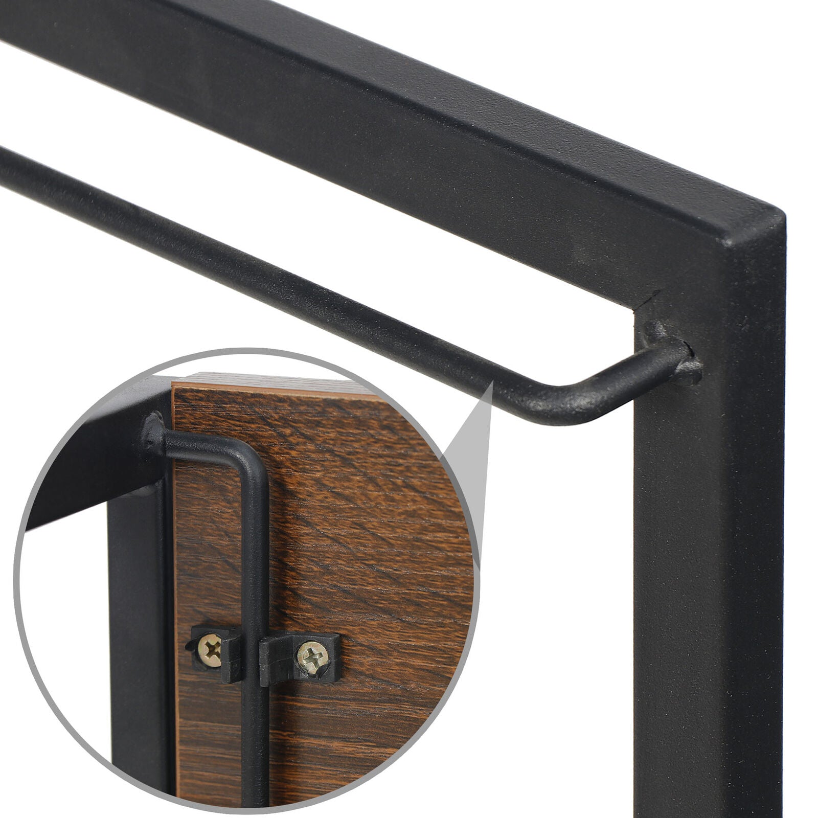 Desks - Home Office Writing Computer Desk - Modern Industrial Style - Folding -