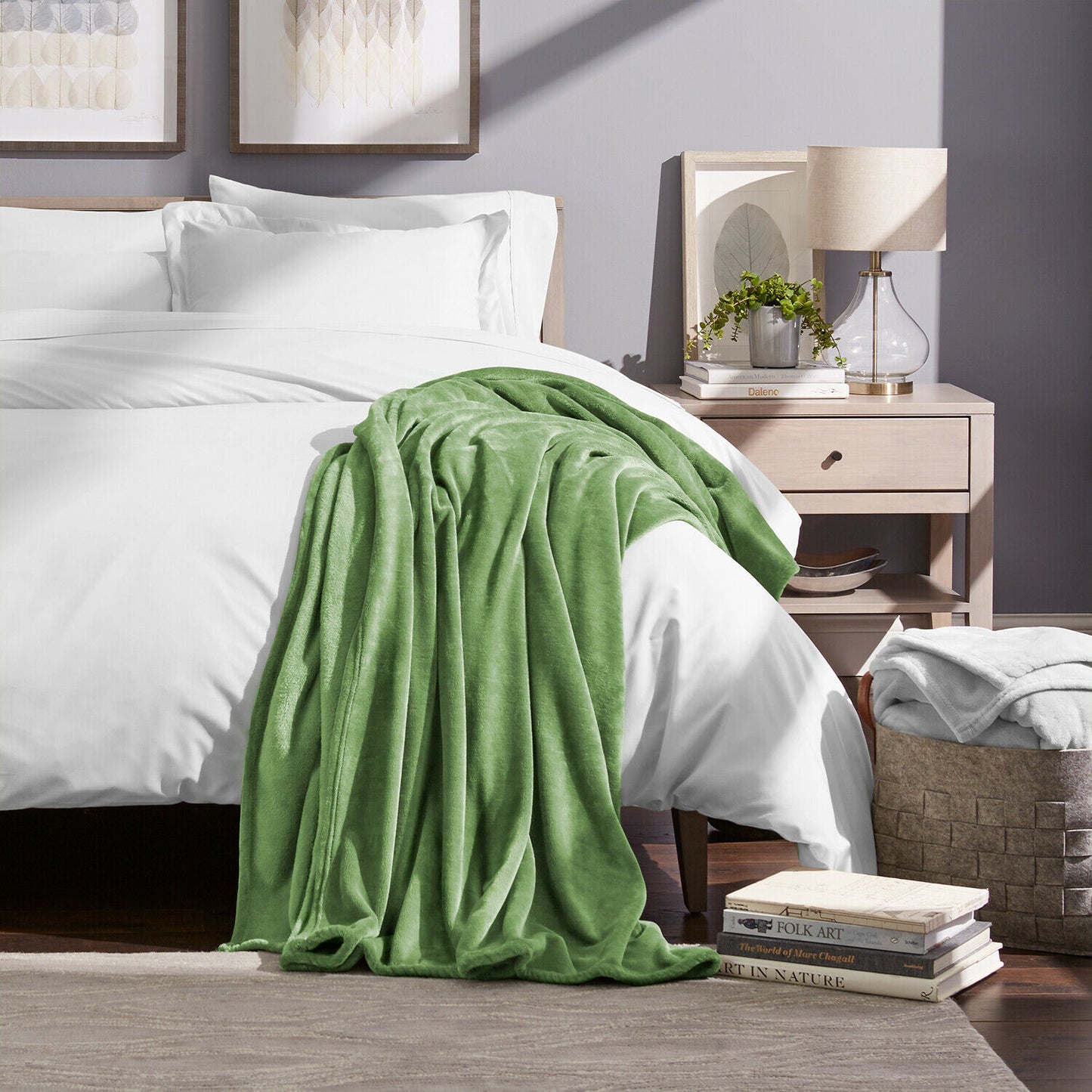 Blankets - Fleece Blanket - Ultra Soft Microplush Velvet Blanket - Premium -