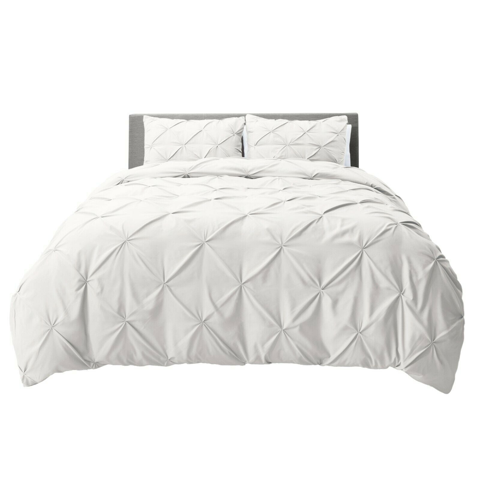 Bedding - Down Alternative Comforter Set - King Queen Twin Duvet Insert & Shams -