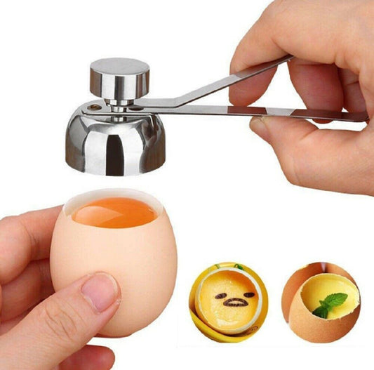Cutters - Stainless Steel Egg Shell Cutter Topper Cracker -