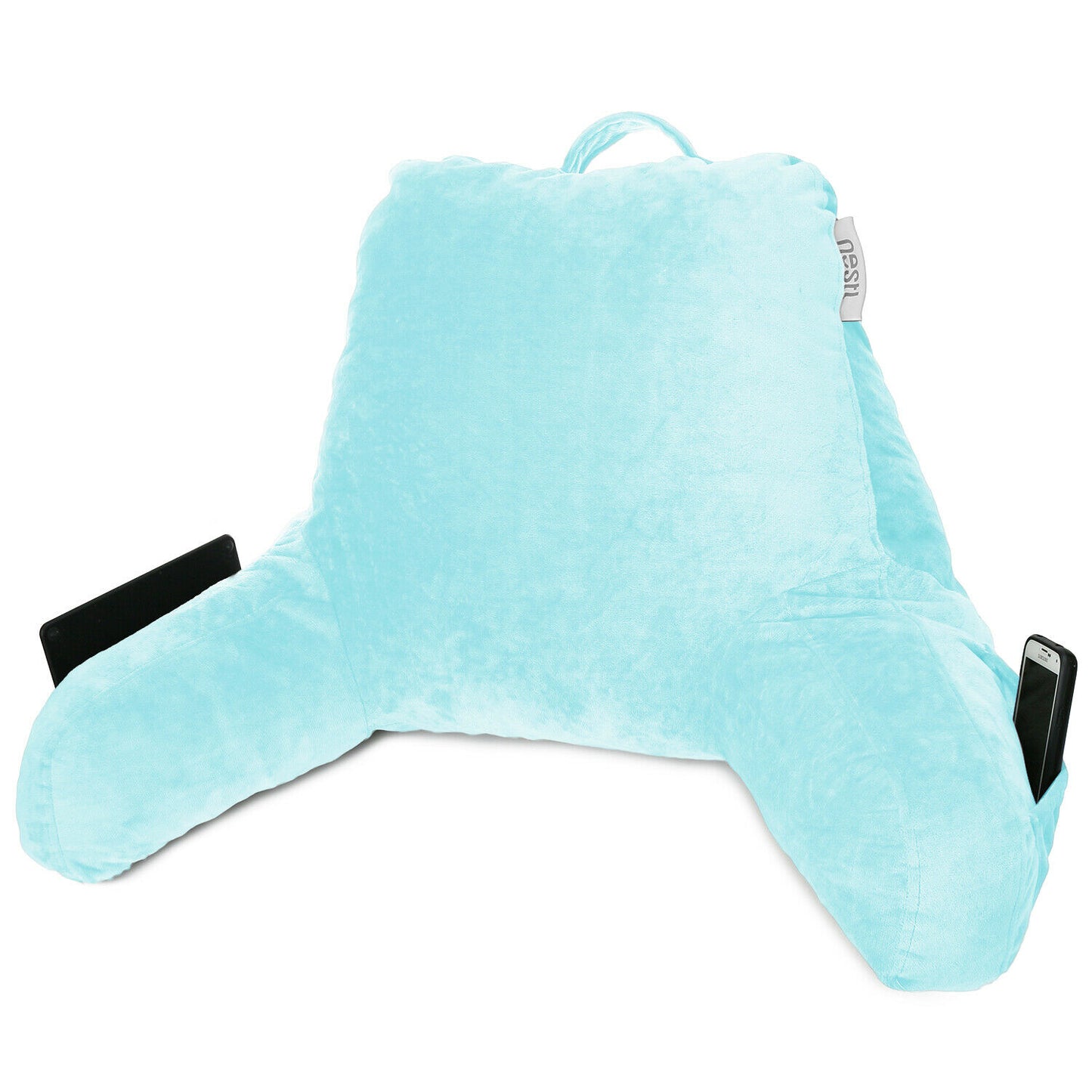 Pillows - TV & Reading Pillow - Kid's Memory Foam Bedrest Back Pillow 12 Colors! -
