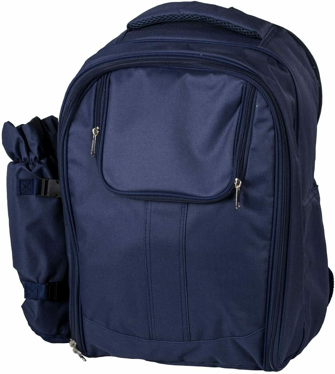 Picnic Baskets - Picnic Basket Backpack Cooler - Insulated Lunch Tote Bag & Dinnerware -