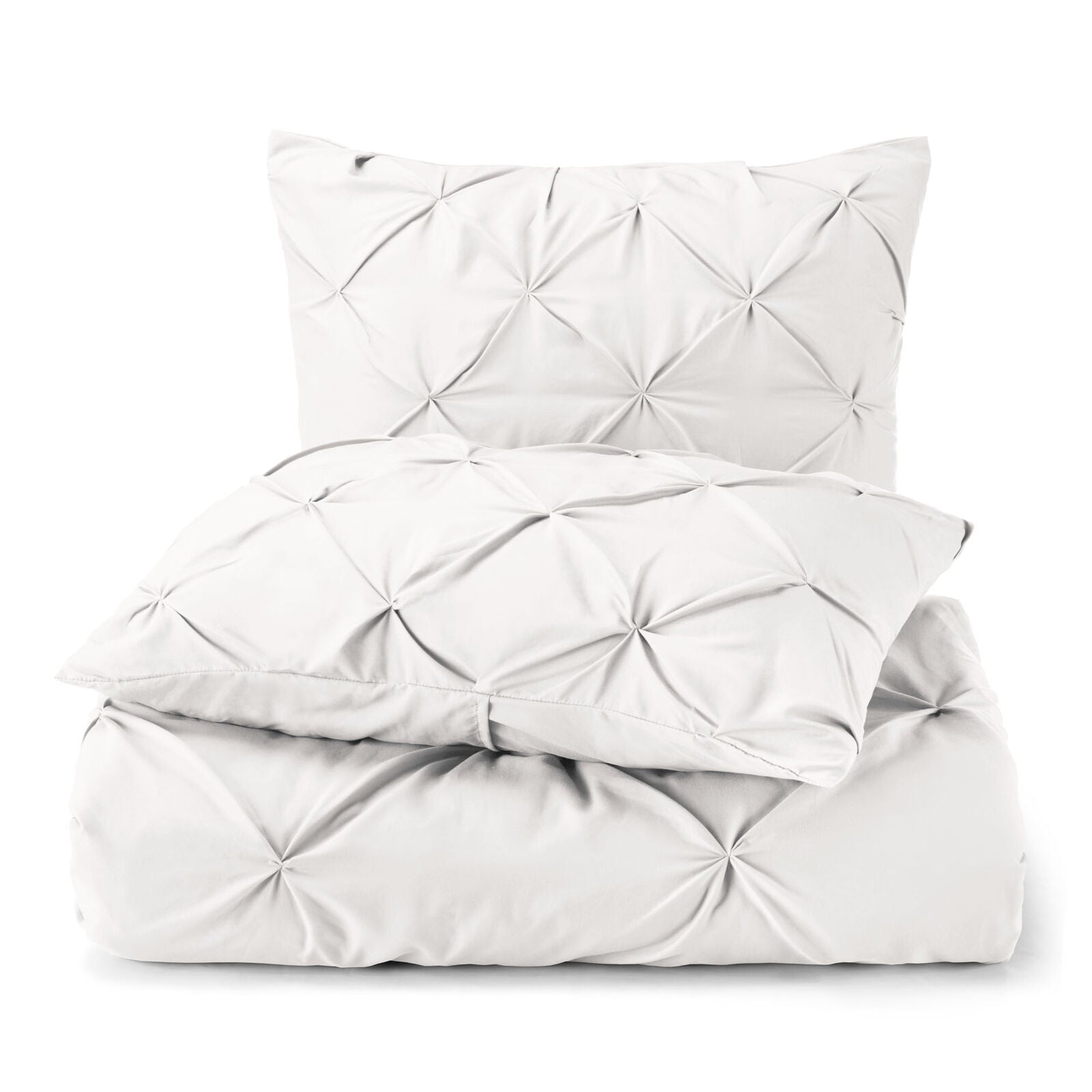 Bedding - Down Alternative Comforter Set - King Queen Twin Duvet Insert & Shams -