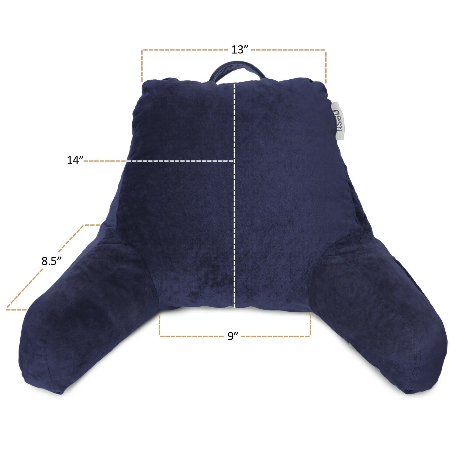 Pillows - TV & Reading Pillow - Kid's Memory Foam Bedrest Back Pillow 12 Colors! -