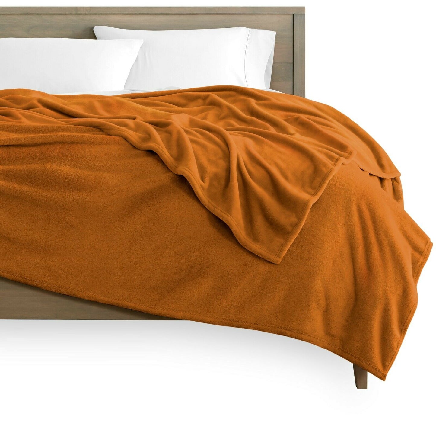 Blankets - Fleece Blanket - Ultra Soft Microplush Velvet Blanket - Premium - Twin/Twin XL / Sienna