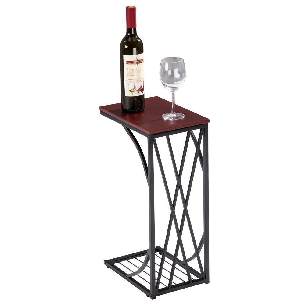 End Tables - Art Deco End Table - Narrow Side C Table - 3 Styles - Cross Bar Pattern
