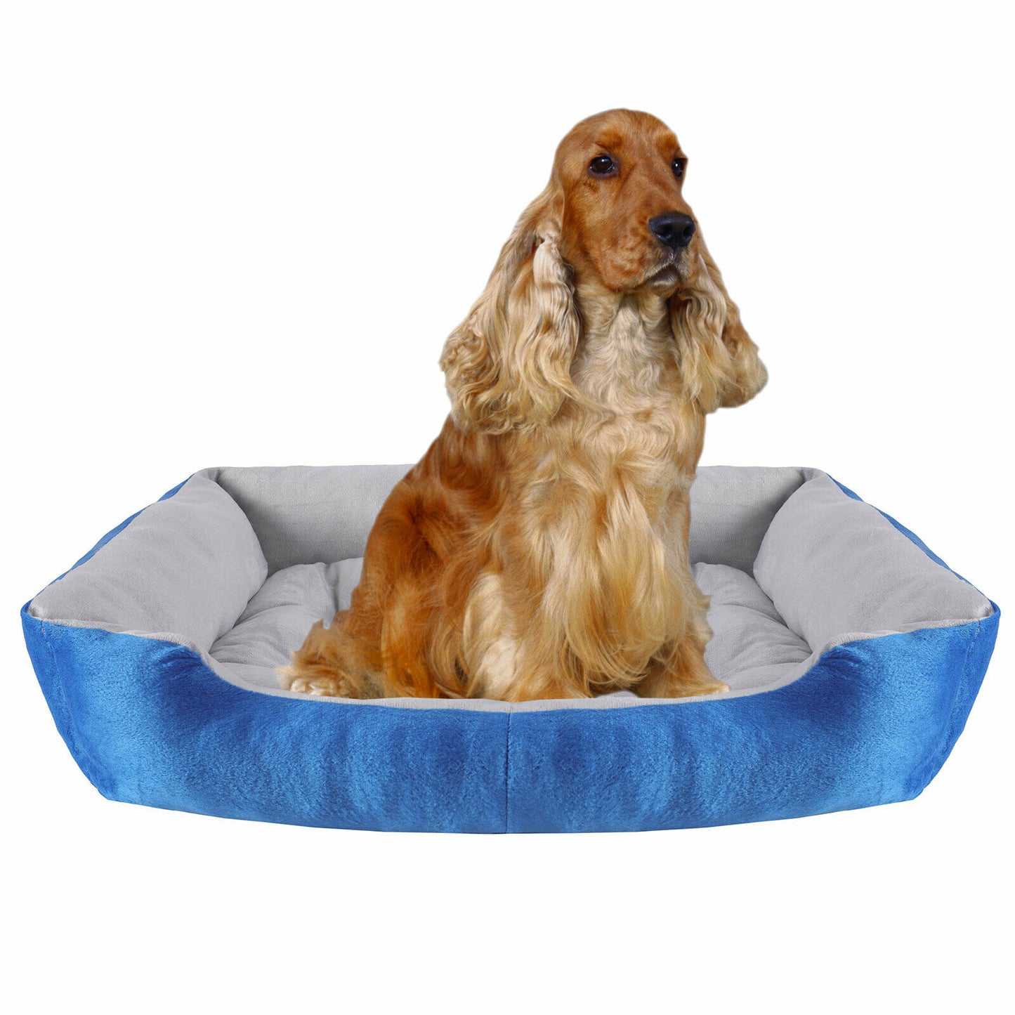 Pet Bed Accessories - Soft Washable Orthopedic Pet Bed - For Dogs or Cats - Blue / XL-35X28X6in