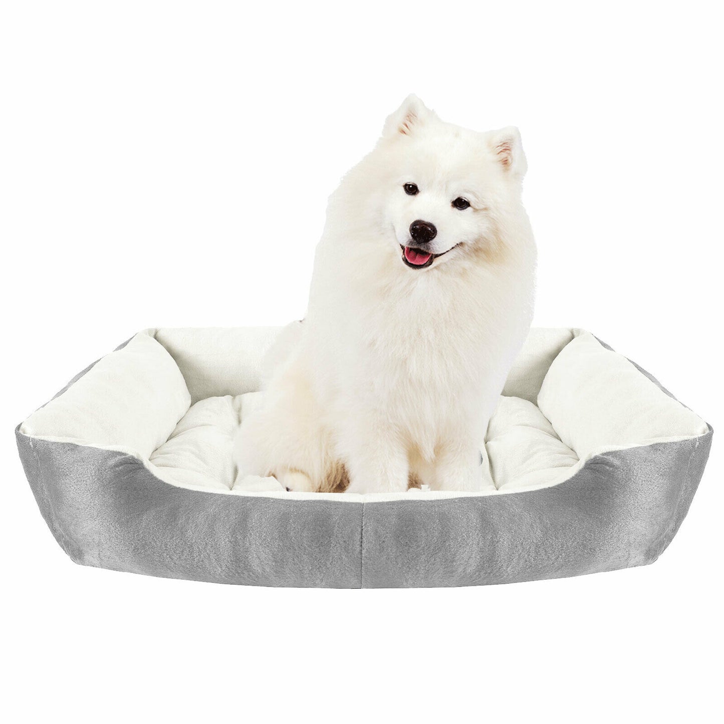 Pet Bed Accessories - Soft Washable Orthopedic Pet Bed - For Dogs or Cats - Gray / XL-35X28X6in