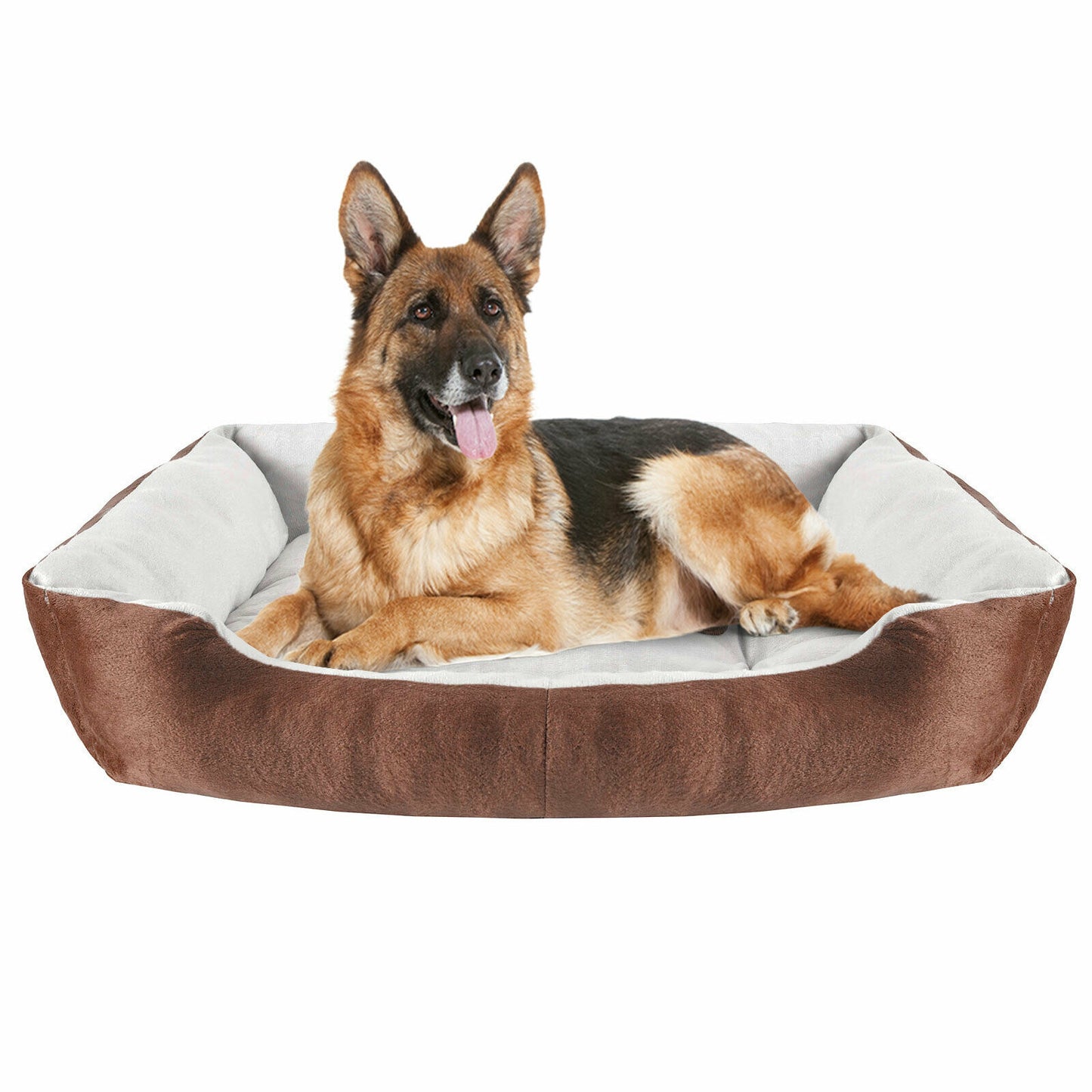 Pet Bed Accessories - Soft Washable Orthopedic Pet Bed - For Dogs or Cats - Brown / XL-35X28X6in