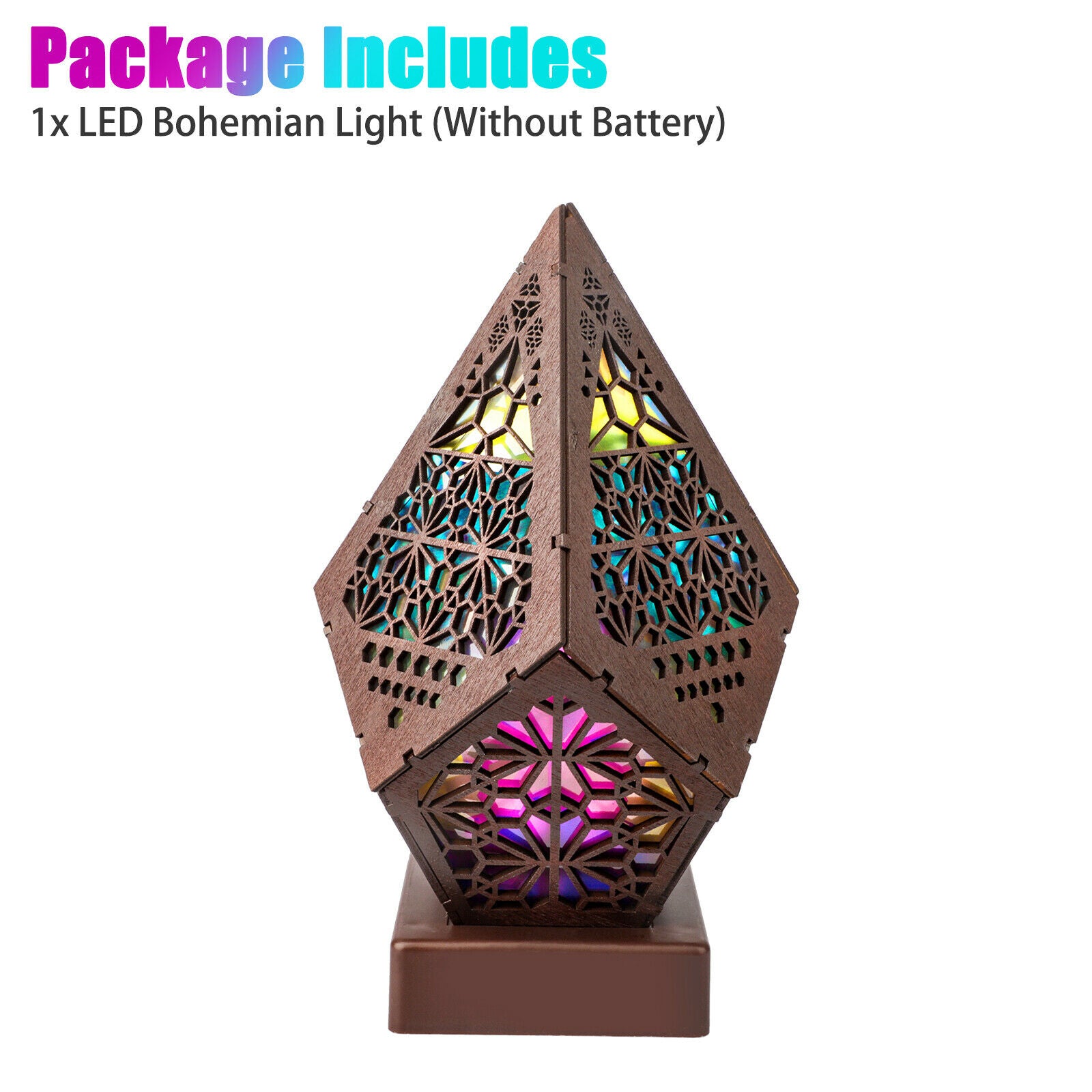 Lamps - Led Light - 3D Bohemian Colorful Night Light - Sky Projector Lamp -