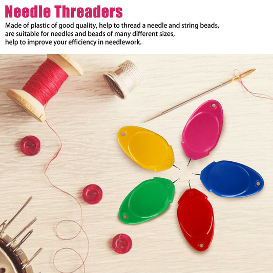 Needle Threaders - Sewing Needle Threader Tools - Simple Hand Craft Threading - 20 Pcs -