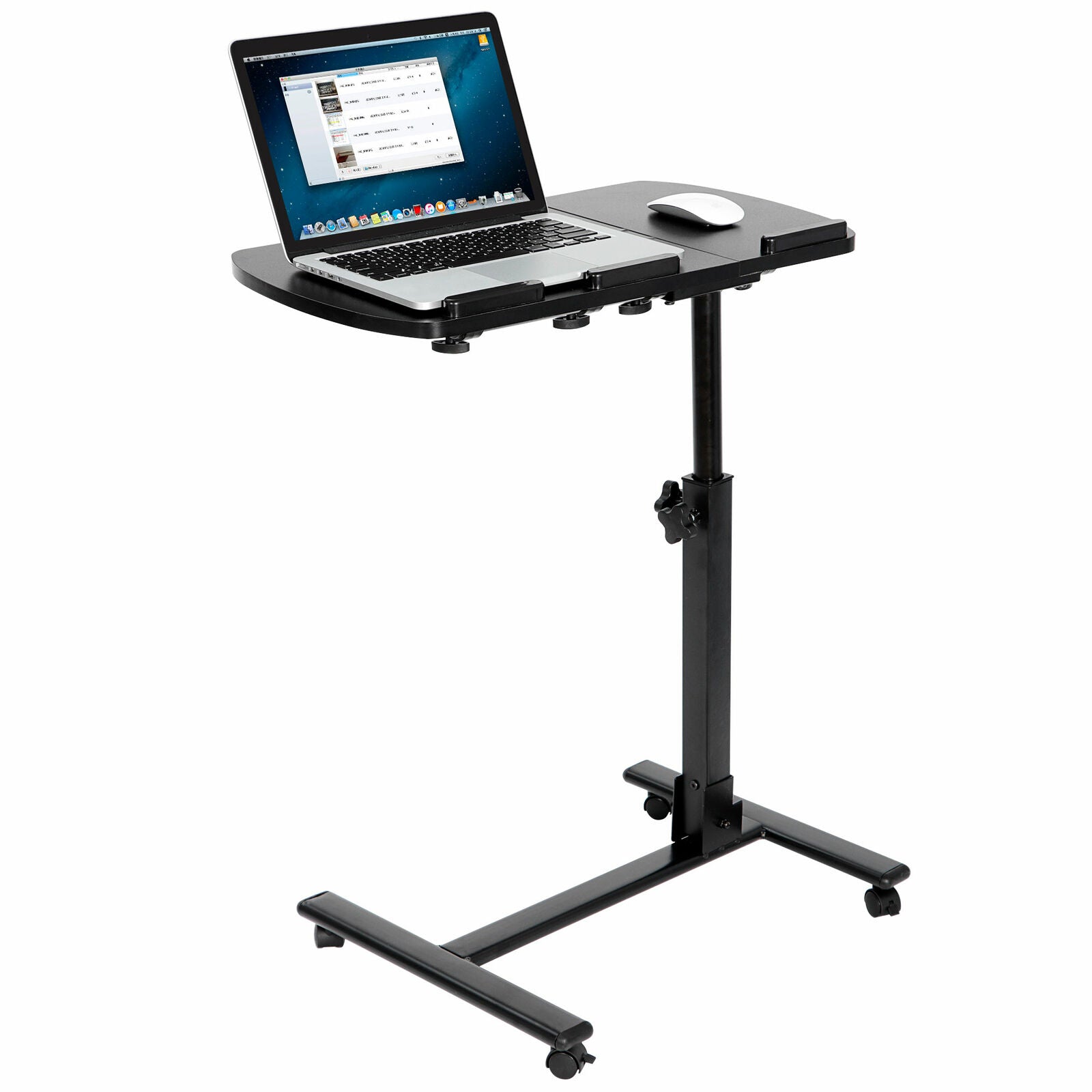 Desks - Adjustable Height Rolling Laptop Desk -