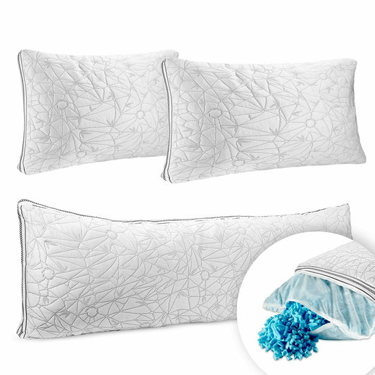 Pillows - Cool Gel Memory Foam Pillow - Hypoallergenic Body Pillow - Body Pillow