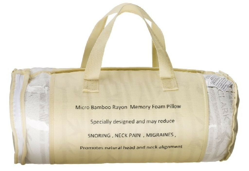 Pillows - Bamboo Pillow - Memory Foam Pillow - King or Queen -