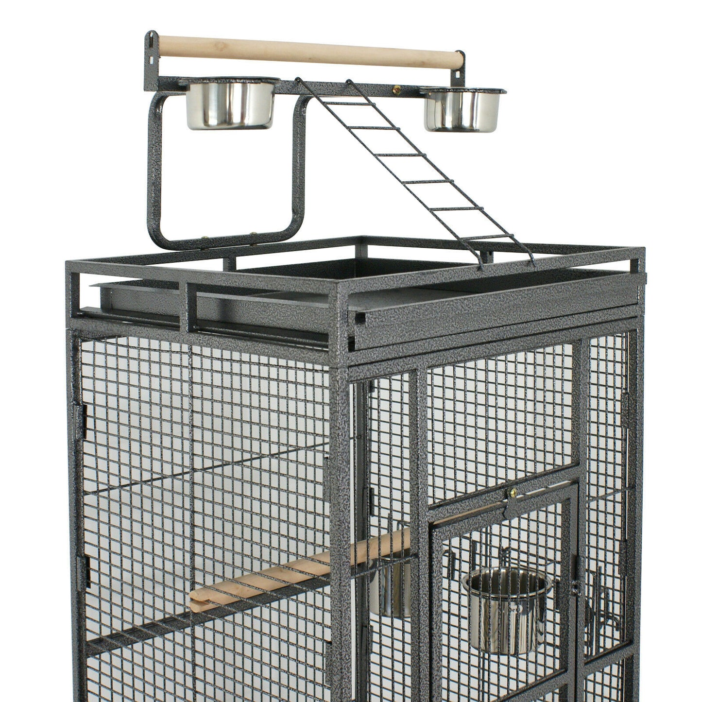 Bird Cages & Stands - Bird Cage 61" Large - Parrot Finch Cage Supplies w/ Removable Part -