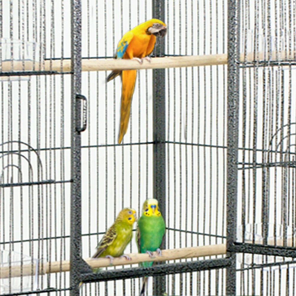 Bird Cages & Stands - Bird Cage 53" Large- Parrot Macaw Cockatoo Finch Play Top Supplies -