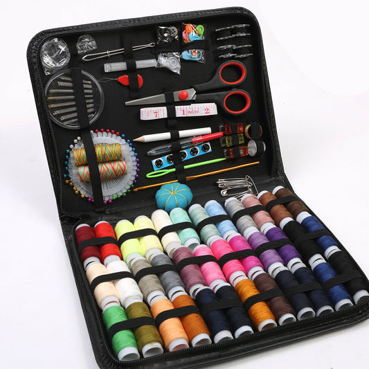 Sewing Baskets & Kits - Sewing Kit - Sewing Needle, Thread, Scissor - Travel Box 183 Pc Set -