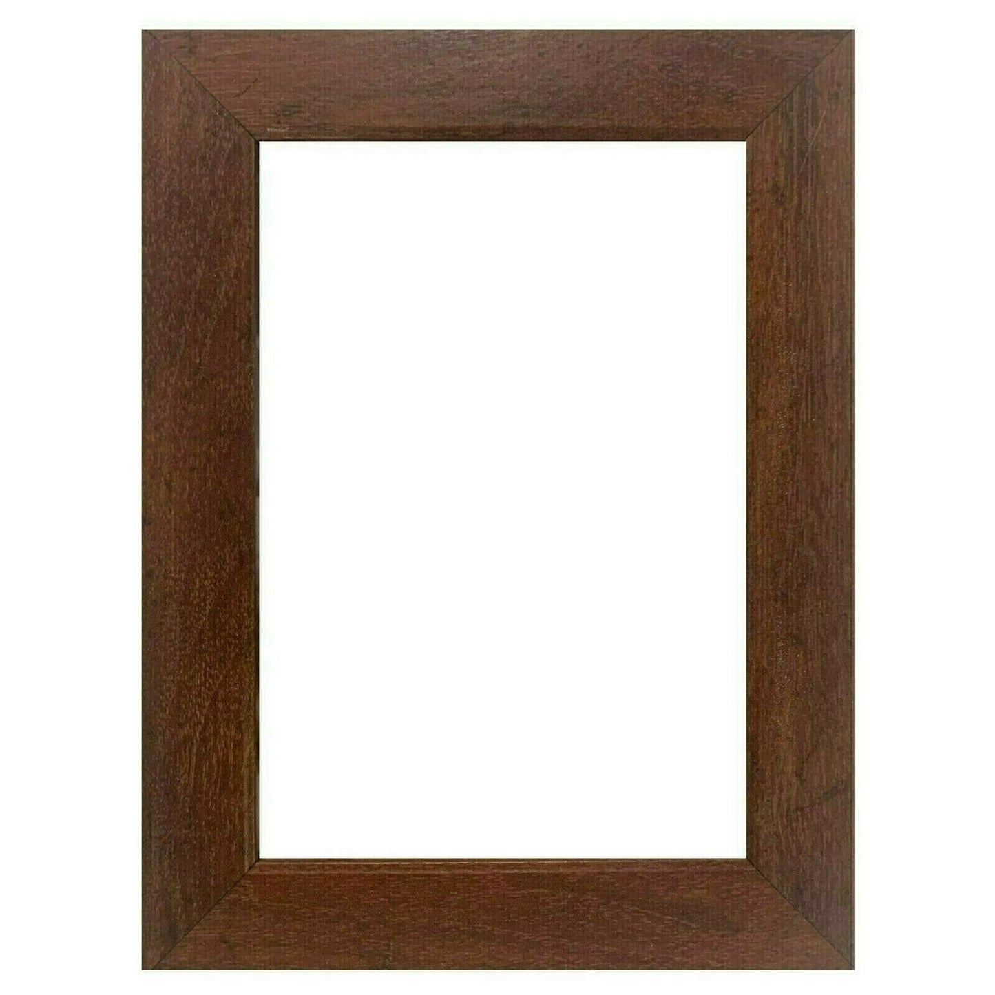 Picture Frames - Picture Frame Art Poster Frames - 1" Flat Walnut Brown Customer-A -