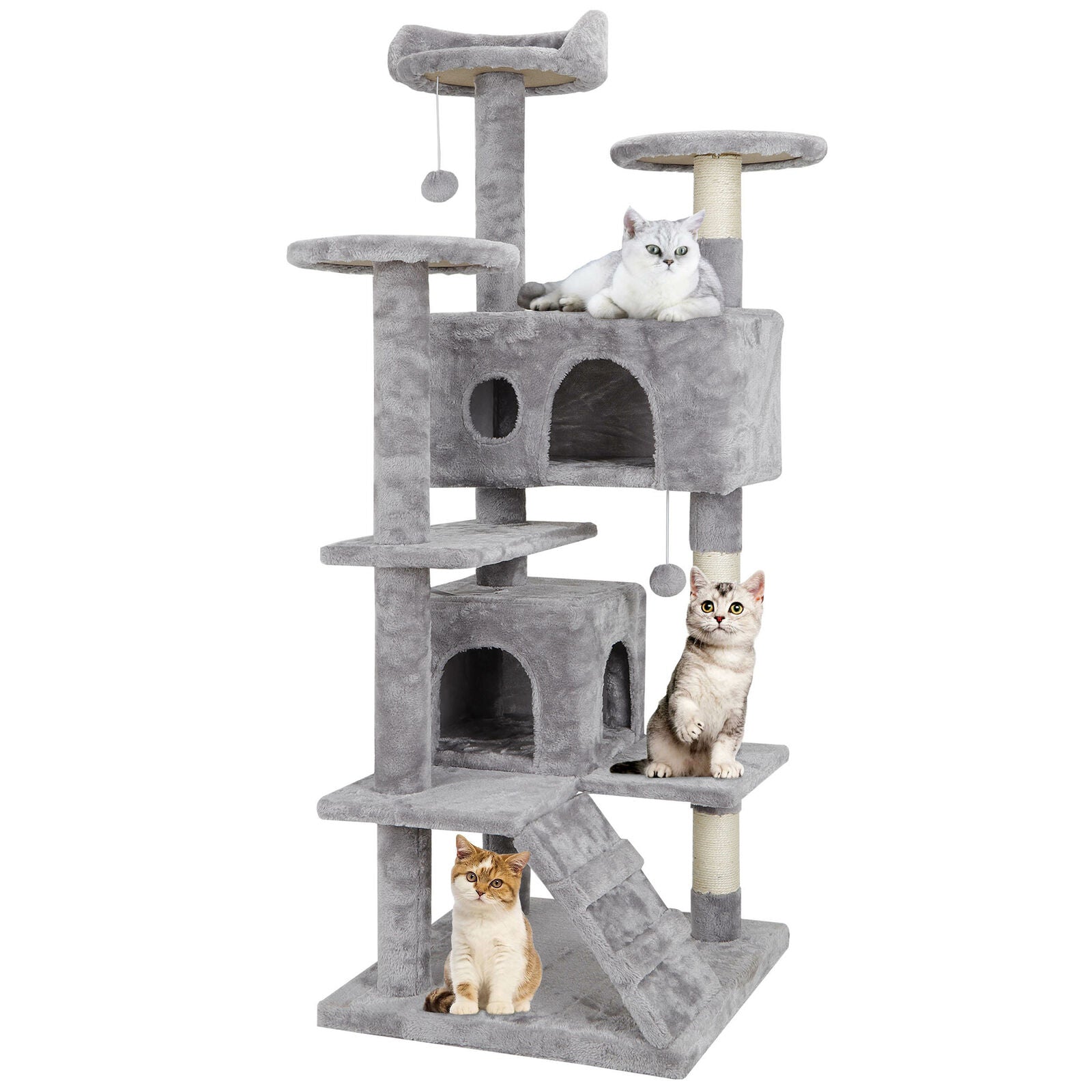 Cat Beds - Cat Tree Tower House - 53" -