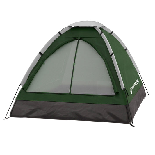 Tents - Camping Tent - 2 Person Easy Assembly Carry Bag Tent - Green -