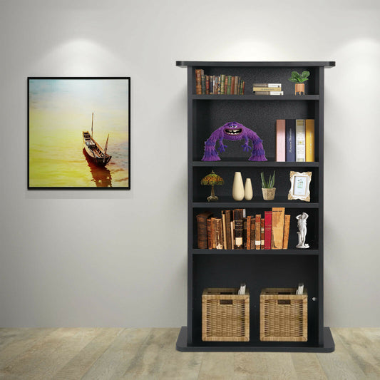 Storage & Organization - DVD Storage Cabinet Book Shelf Organizer - Media Tower -