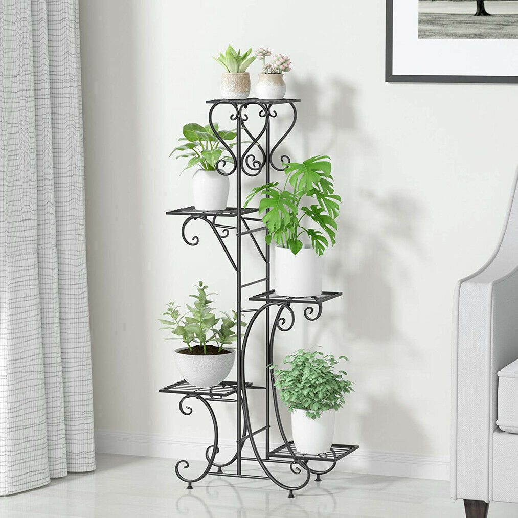 Plant Stands - Plant Stand Indoor - Metal Plant Shelf - Extra Large Anti Rust Iron -