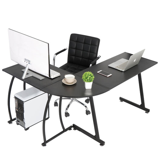 Desks - L Shaped Computer Desk - Home Or Office Gaming Desk - 58" Table -