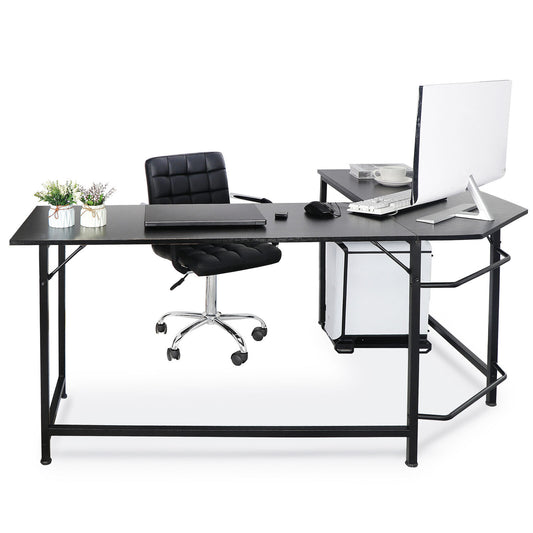 Desks - L-Shaped Computer Desk - For Office or Gaming - 66" -