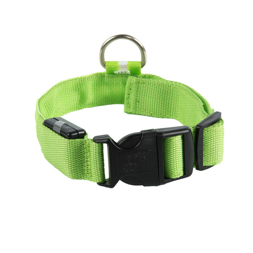 Pet Collars & Harnesses - Dog Collar - Safety LED Light Waterproof Pet Collar - Adjustable S-Xl -