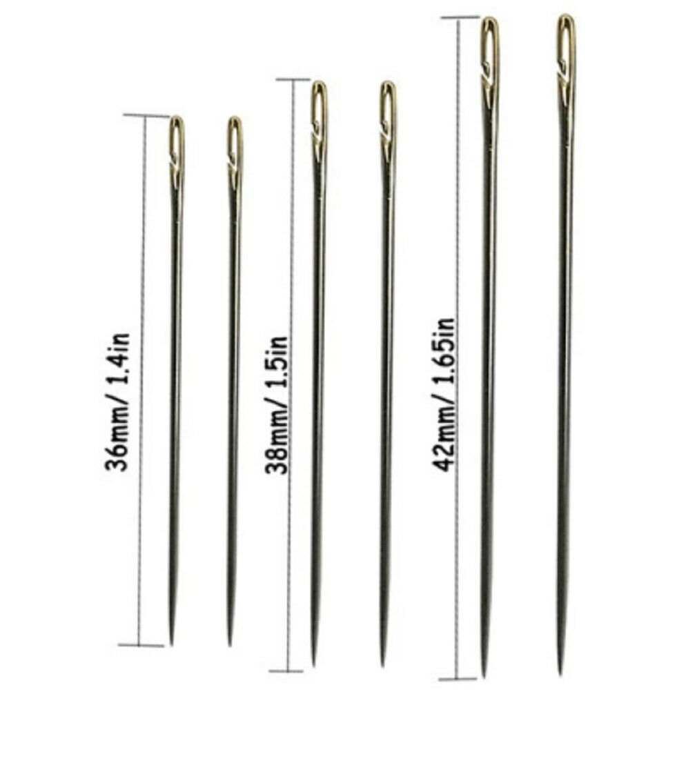 Needle Threaders - Self-Threading Sewing Needles - 24pcs -