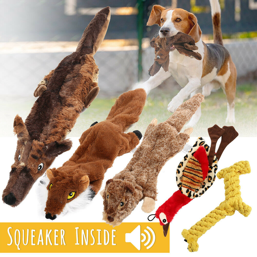 Dog Toys - Squeaky Plush Pet Toys for Dogs - 5pcs -