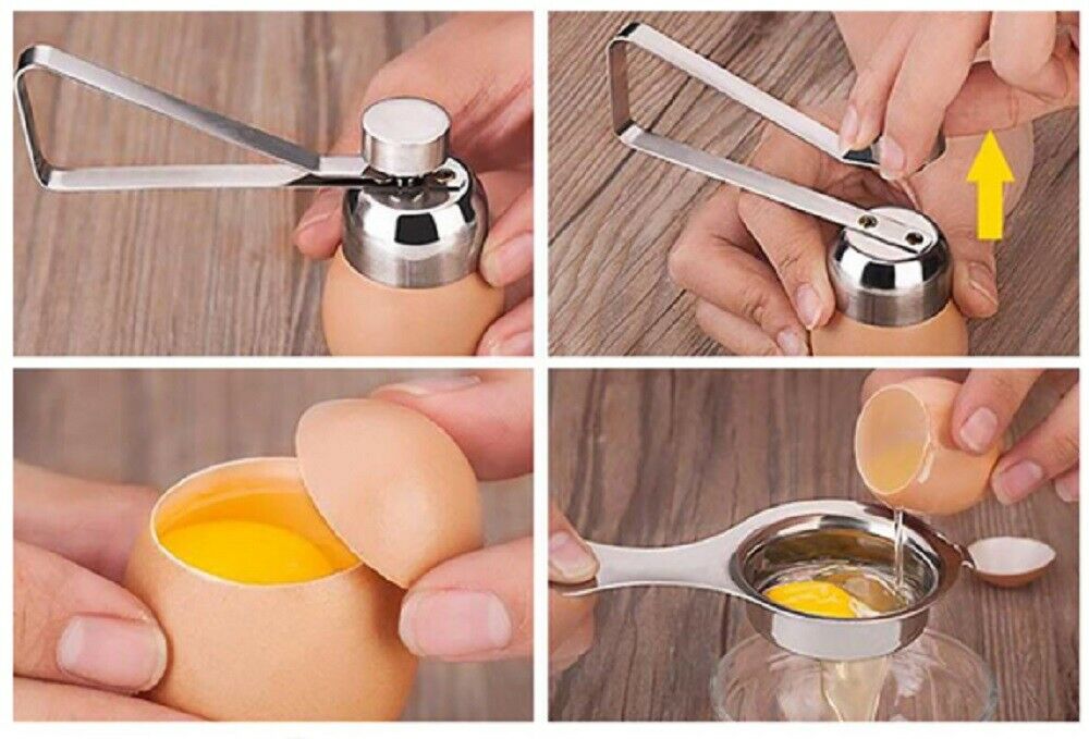 Shop for Top Cutter Eggshell Opener Stainless Steel Egg Opener