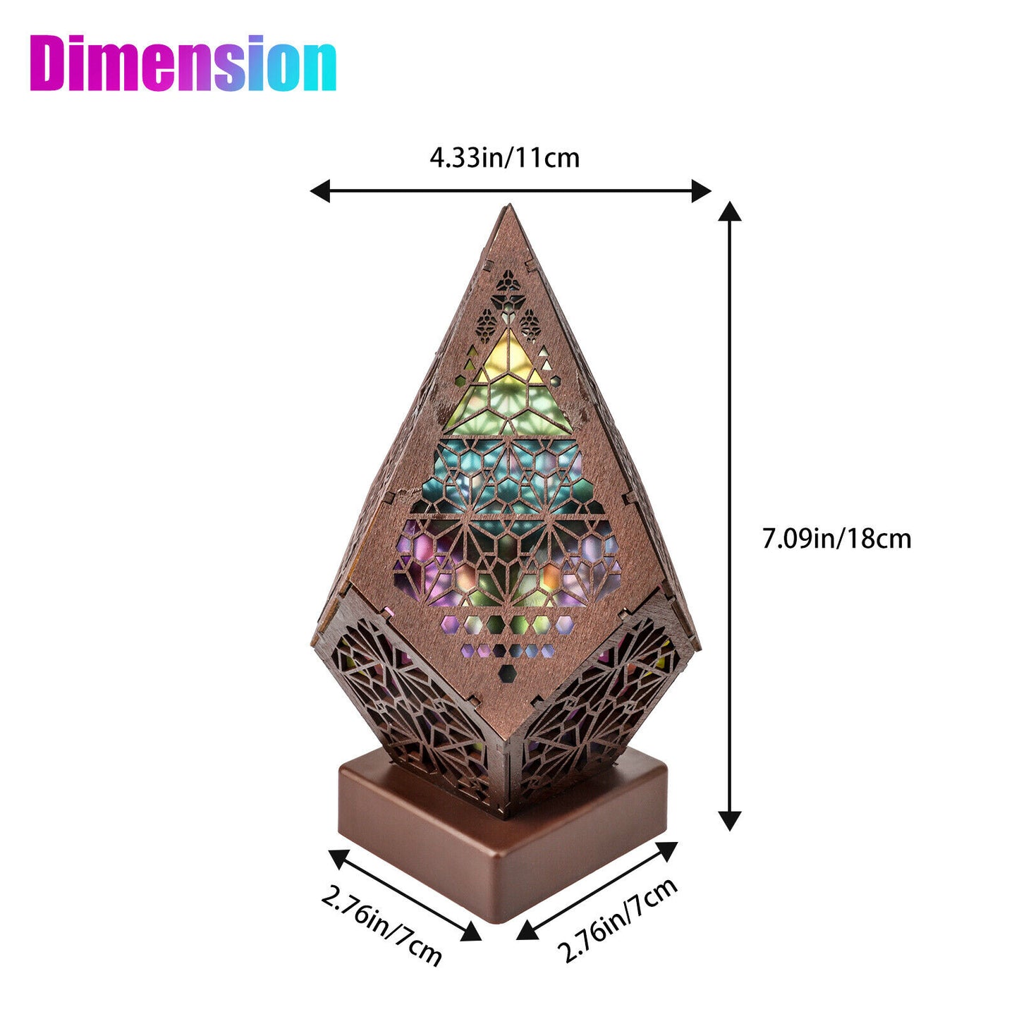 Lamps - Led Light - 3D Bohemian Colorful Night Light - Sky Projector Lamp -