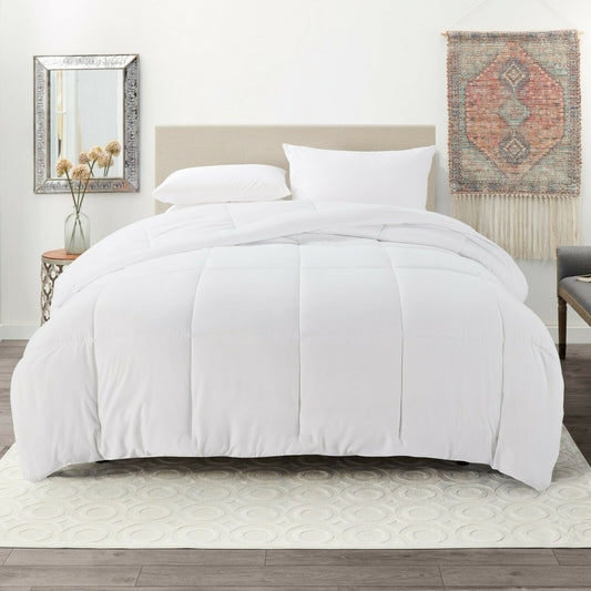 Bedding - Down Alternative Duvet Insert - White Quilted King Queen Twin Cal King -