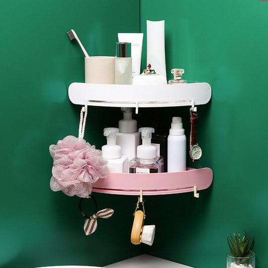 Wall Shelves & Ledges - Shower Corner Shelf - Caddy Rack Organizer For Bathroom Storage -