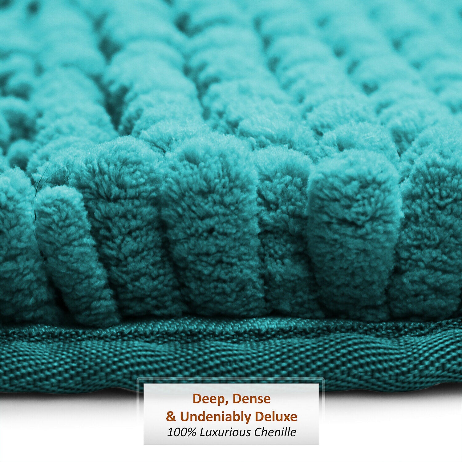 Bath Mats & Rugs - Bathroom Rugs & Bath Mat Set - 3 Piece Absorbent Chenille - 10 Colors! -