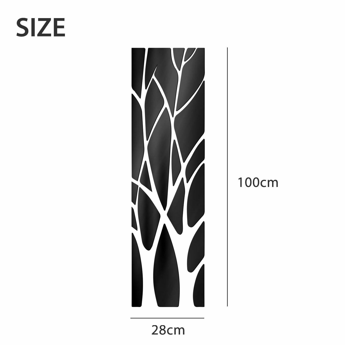 Mirrors - Mirror Art Wall Decor - Tree Wall Mural Mirrored Stickers -