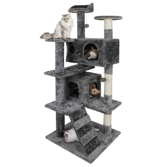 Cat Beds - Cat Tree Tower House - 53" -