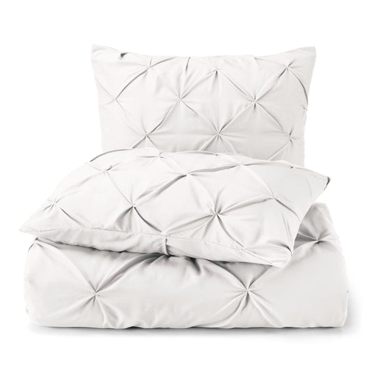 Bedding - Down Alternative Comforter Set - King Queen Twin Duvet Insert & Shams -