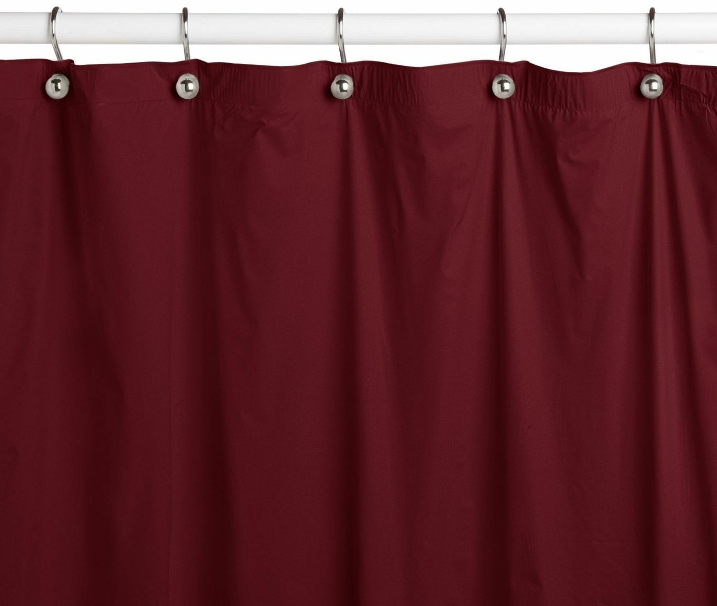 Shower Curtains - Vinyl Shower Curtain Liner - 21 Colors & Patterns - Burgundy