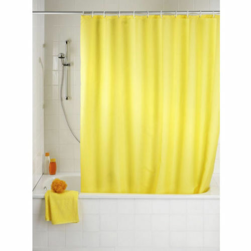 Shower Curtains - Vinyl Shower Curtain Liner - 21 Colors & Patterns - Yellow